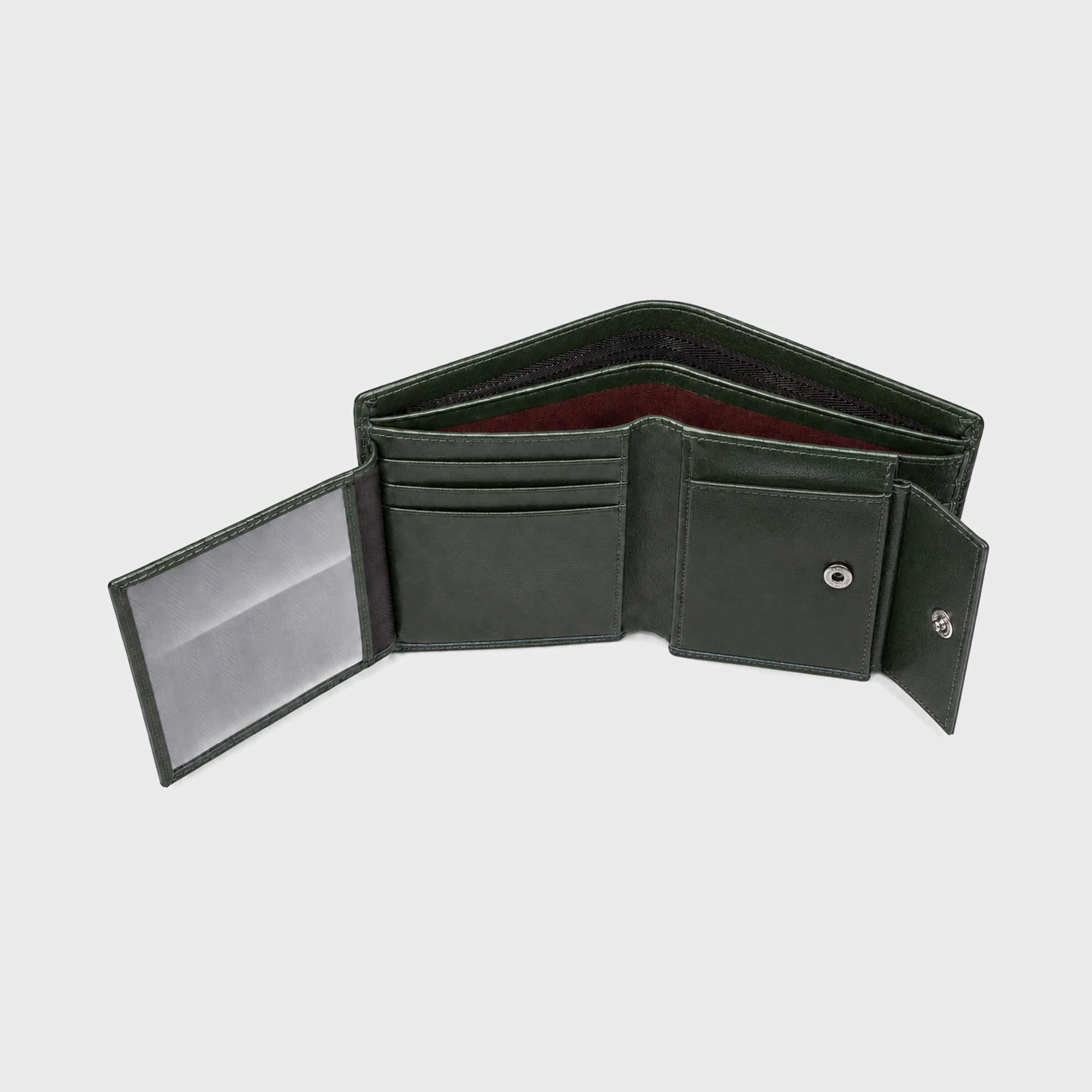 Kellon Bifold Leather Wallet Olive - DWK101O